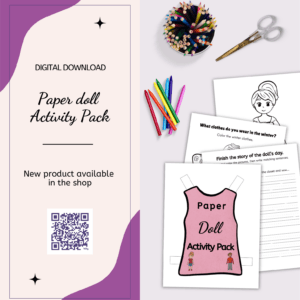 Paper Doll Activity pack