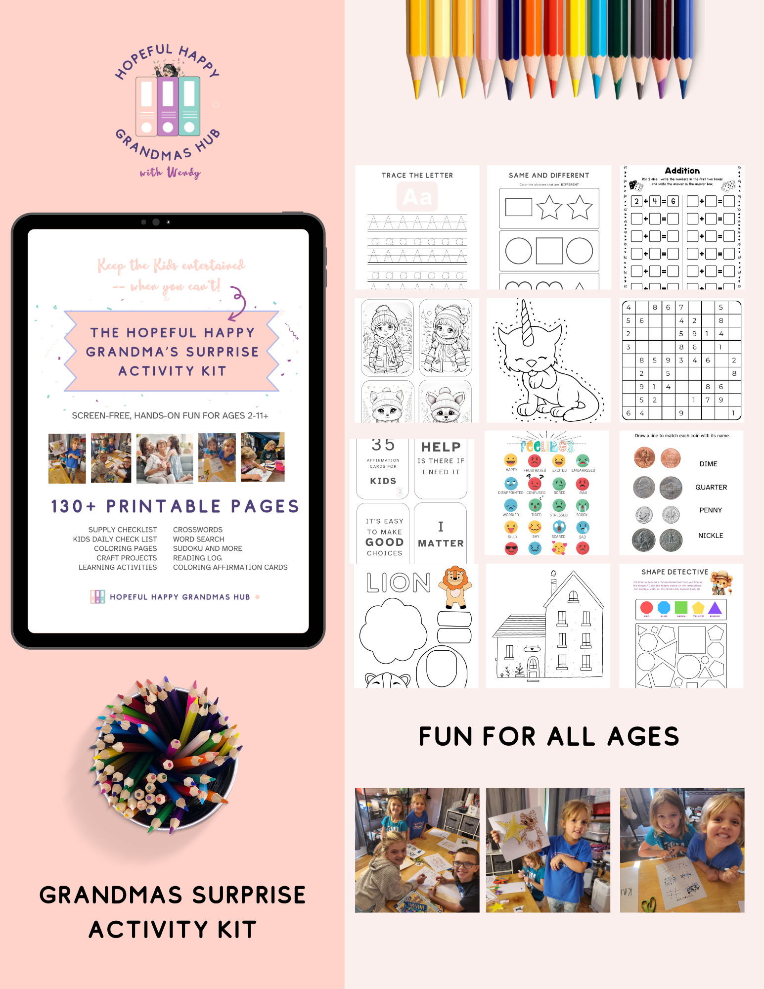 Grandmas surprise activity kit
